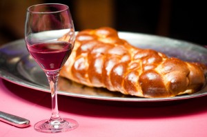 Bar Mitzvah Photography - Challah and Wine