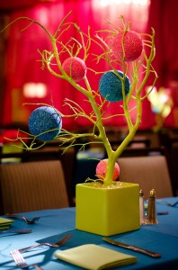 Bar Mitzvah Detail Decor Table