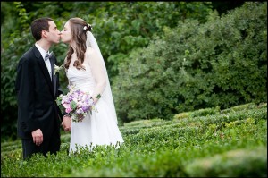 Appleford Estate Bride Groom Kissing