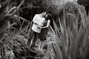 Black White Engagement Photography