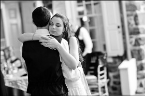 Black White First Dance Wedding Photography