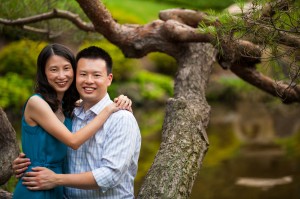 Engagement Photography at The Shofuso Japanese Garden