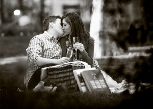 Engagement Picnic Park Photography