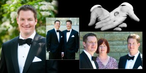 Groom Portraits Wedding Rings