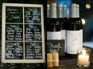 Table Seating Ideas Wedding Wine Favors