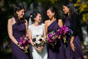 University of Pennsylvania-Bridesmaid Purple Wedding in Philadelphia