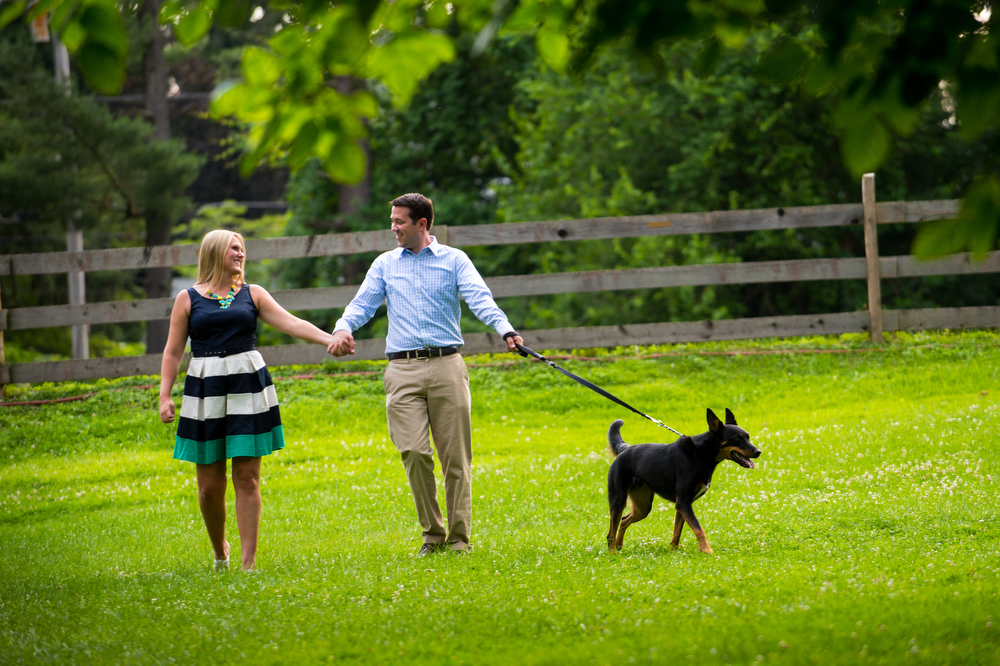 Engagement-Session-Dog-Outdoors-Philadelphia