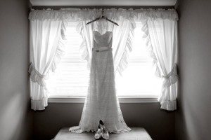 Wedding Dress Hanging Photography