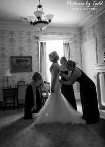 Black and white wedding photography Main Line Photographer