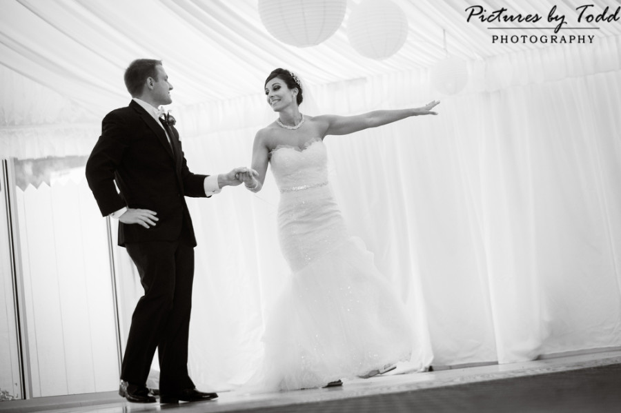 First Dance Black White Photography