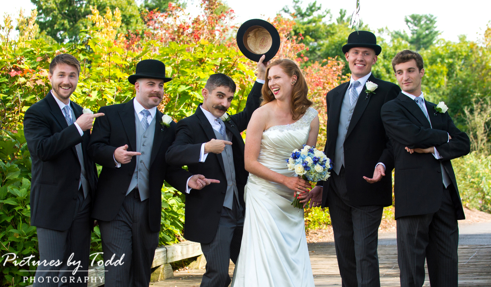 Downton-Abbey-Themed-Wedding-Fun-Bridal-Party-Photos