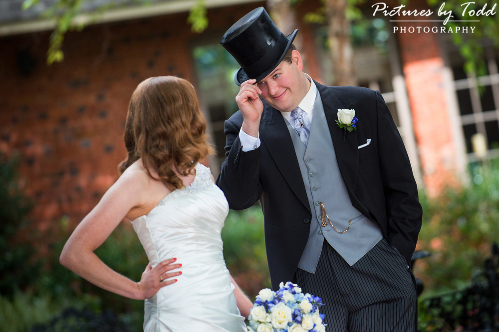 Downton-Abbey-Themed-Wedding-Top-Hat-Talamore-Country-Club