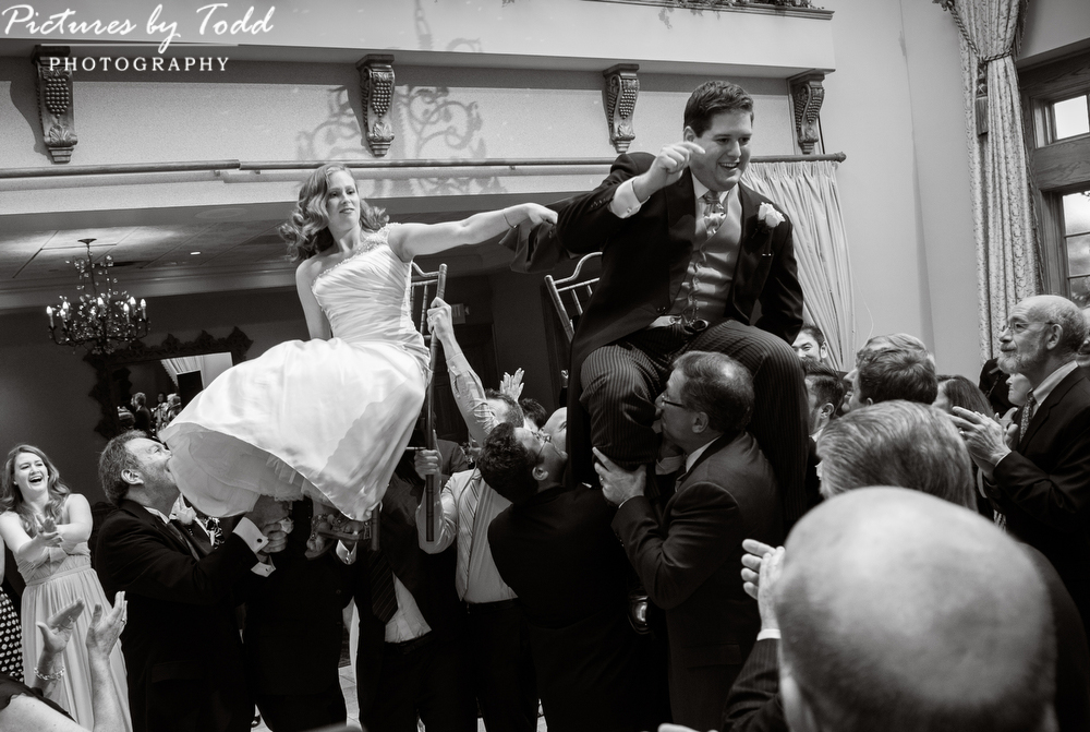 Jewish-Wedding-Hora-Chair-Dance-Black-White-Wedding-Photographer