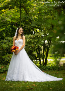 Bride at Old Mill Rose Valley Pa