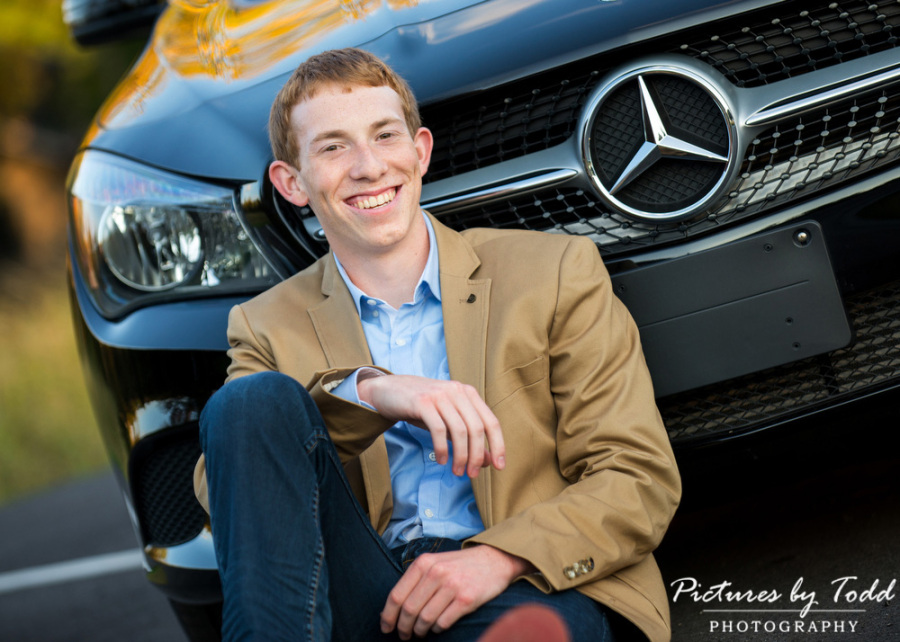 Senior Portrait Photographer Photos With Car