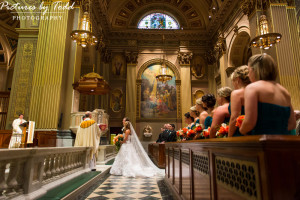 Cathedral Basilica of Saints Peter and paul Wedding Photos