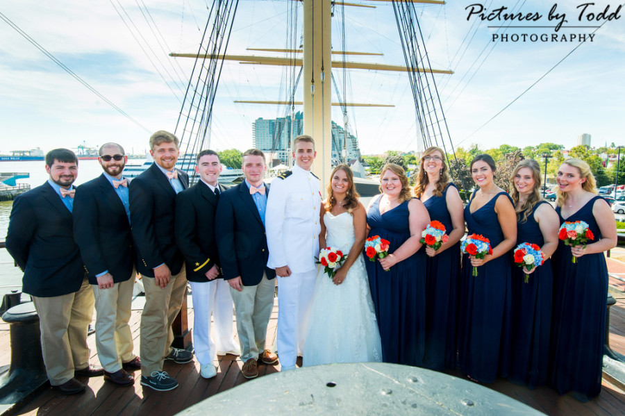 Bridal-Party-Moshulu-Wedding-Photos-Ship-Boat