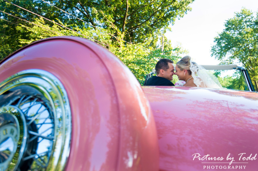 Thunderbird-Pink-Wedding-Car-Main-Line-Photographer