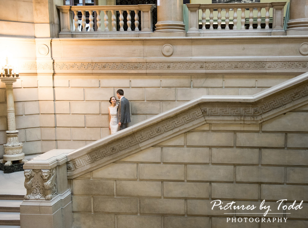 Beautiful-Blooms-The-Free-Library-Philadelphia-Wedding-Stairs