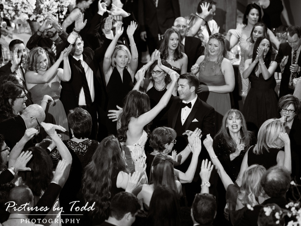 union-trust-finley-catering-wedding-black-white-group-candid-photos