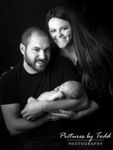 Black White Classic Style Tradtional Portraits Baby Newborn Studio Pictures By Todd