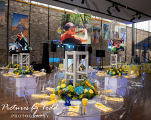 Michener Museum Pictures By Todd Party Bar Mitzvah Celebration Reevent Val zaslow party EBE Ian Ashanti MC Decor Set Pieces Table Marker