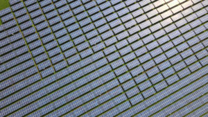 aqua solar panel field
