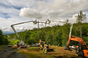 riggs distler cranes over power lines
